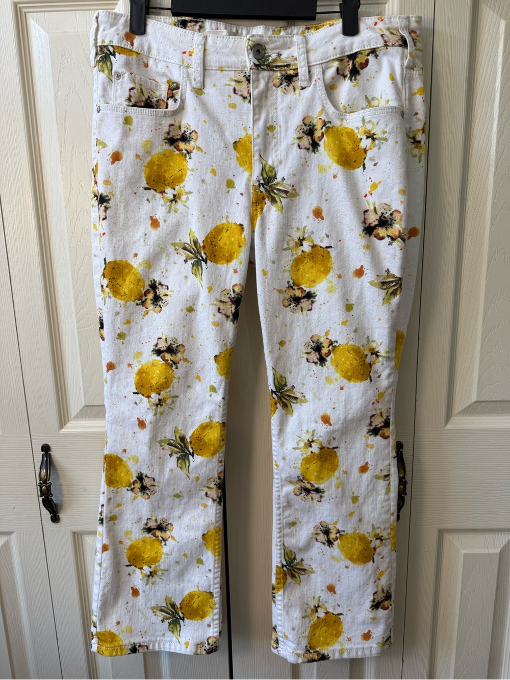 Pilcro Anthropologie Lemon Grove High-Rise Cropped Bootcut Jeans Women’s Size 31